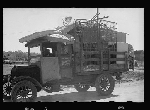 Untitled photo, possibly related to: Household goods of family moving into Newport News Housing Project, Virginia