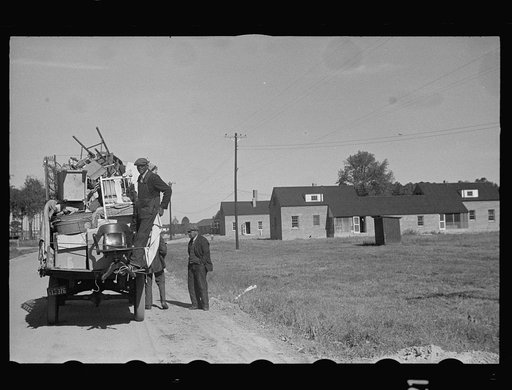 Untitled photo, possibly related to: Household goods of family moving into Newport News Housing Project, Virginia