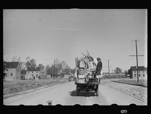 Untitled photo, possibly related to: Household goods of family moving into Newport News Housing Project, Virginia