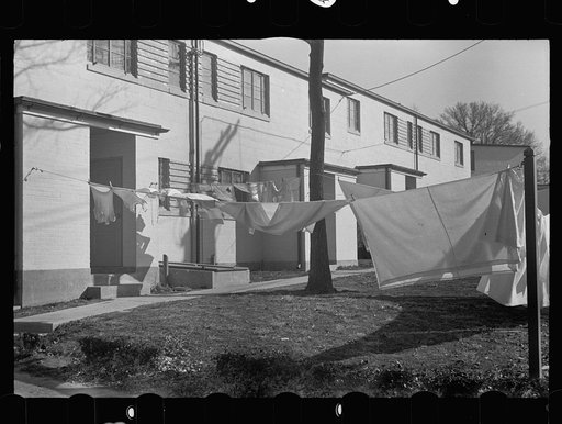 Clothes on the line, Greenbelt, Maryland