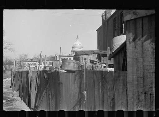 Washington D.C. slum area