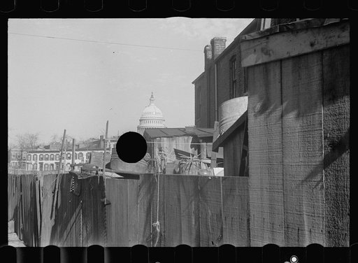 Untitled photo, possibly related to: Washington D.C. slum area