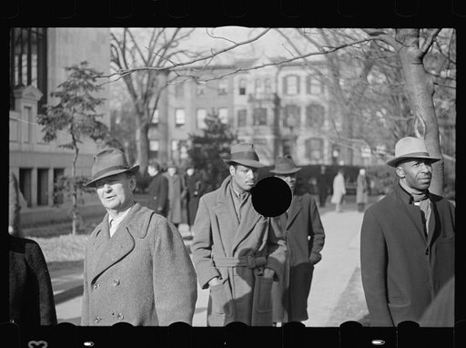 Untitled photo, possibly related to: Spectators at fire, Washington, D.C.