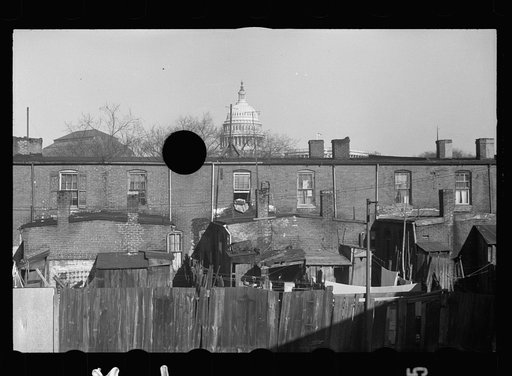 Untitled photo, possibly related to: Washington D.C. slum area