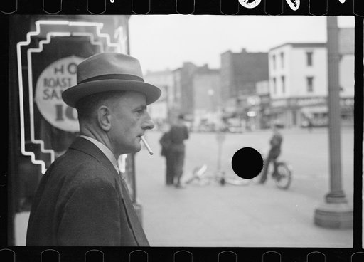 Untitled photo, possibly related to: Man on the street, Washington, D.C.