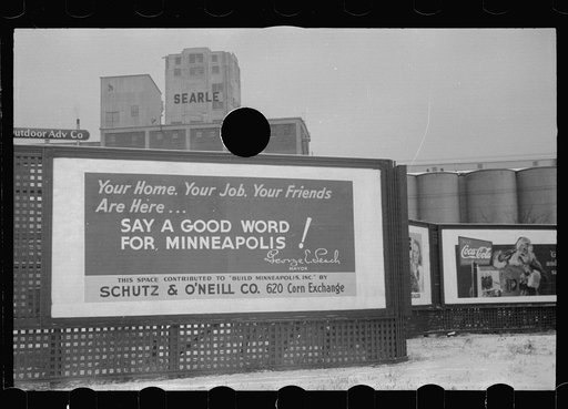 Untitled photo, possibly related to: Flour mills, Minneapolis, Minnesota