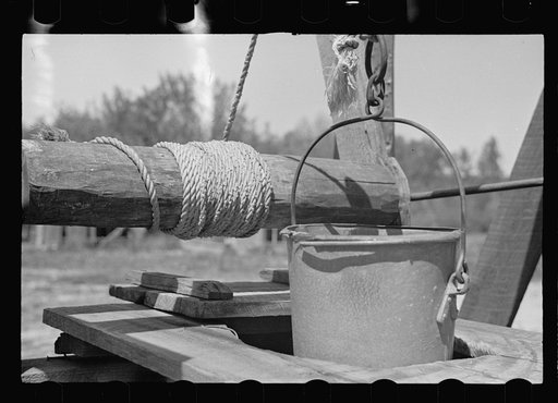 Well on Nat Williamson's farm, North Carolina