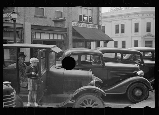 Untitled photo, possibly related to: Farm family in town, Washington, North Carolina