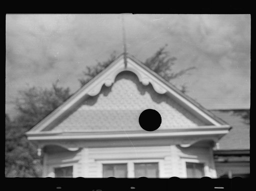 Untitled photo, possibly related to: Gable in Enfield, North Carolina