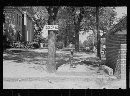 Untitled photo, possibly related to: Drinking fountain on the county courthouse lawn, Halifax, North Carolina