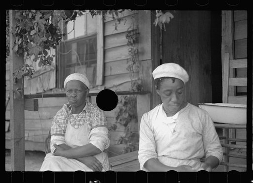 Untitled photo, possibly related to: Farm women, Halifax County, North Carolina