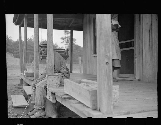 Untitled photo, possibly related to: North Carolina tenant farmer