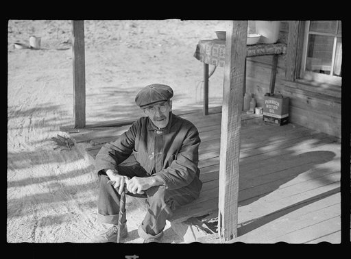 Grandfather of tenant farmer family, North Carolina