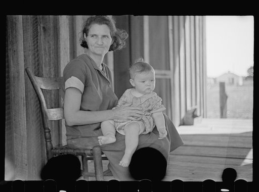 Wife and baby of tenant farmer, Irwin County, Georgia