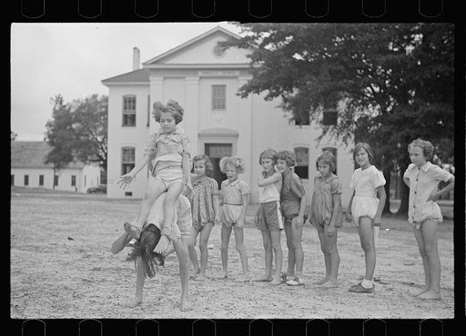 Playground scene, Irwinville School, Georgia
