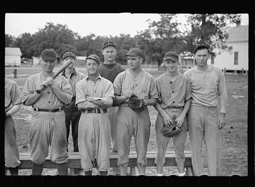 Untitled photo, possibly related to: Ball team at Irwinville Farms, Georgia