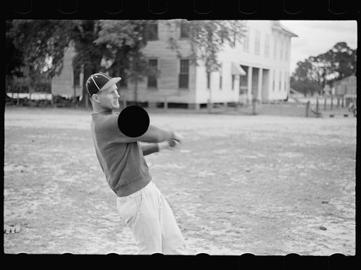 Untitled photo, possibly related to: Ball team at Irwinville Farms, Georgia