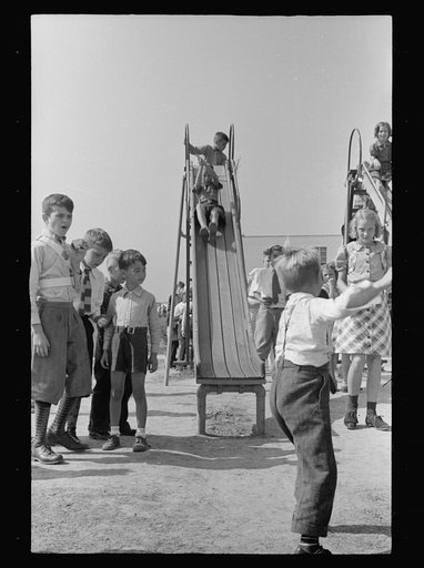 Untitled photo, possibly related to: Schoolchildren at Greenhills, Ohio