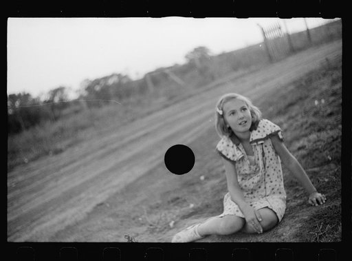 Untitled photo, possibly related to: Farm girl. Seward County, Nebraska