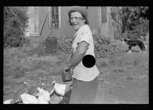 Untitled photo, possibly related to: Girl who operates large farm with help of her sister and a rehabilitation loan. Coffey County, Kansas