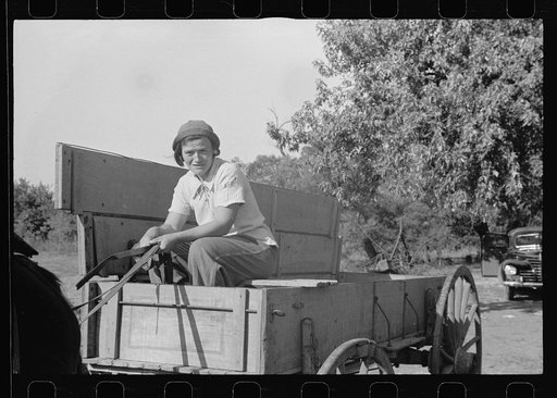 Girl who operates large farm with help of her sister and a rehabilitation loan. Coffey County, Kansas