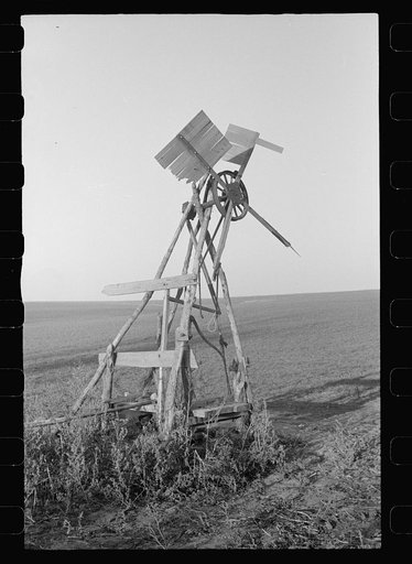Homemade windmill, Nebraska