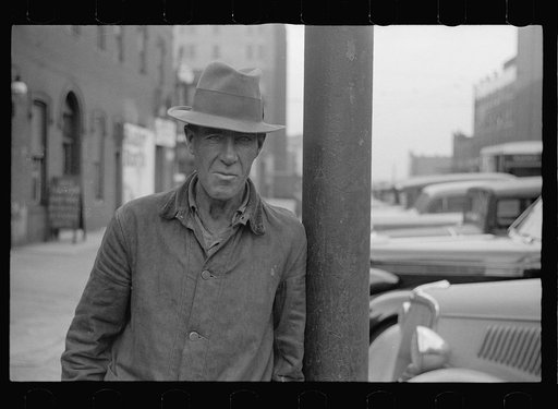 Unemployed man, Omaha, Nebraska