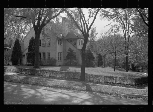Home in "Happy Hollow," better residential district of Omaha, Nebraska