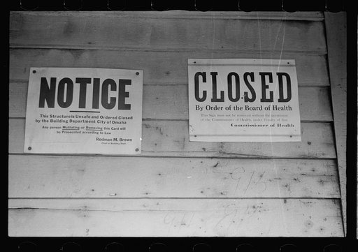 Condemned house, Omaha, Nebraska