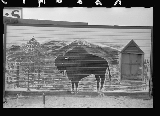 Folk art in North Platte, Nebraska, home of Buffalo Bill