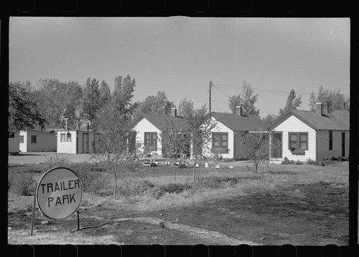 Trailer park, Lexington, Nebraska