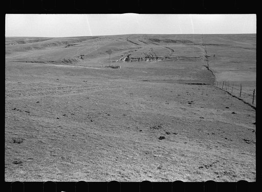 Untitled photo, possibly related to: Cattle gate, Dawson County, Nebraska