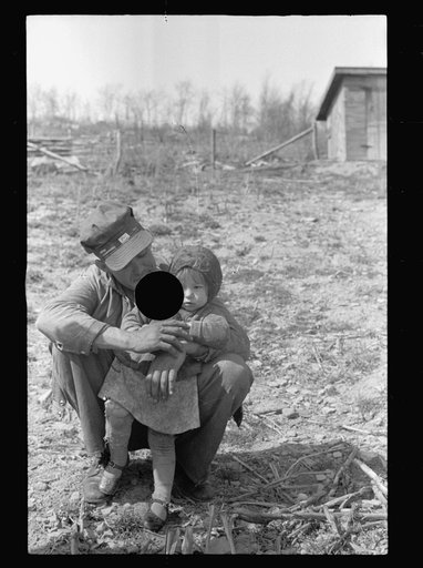 Untitled photo, possibly related to: Father and daughter, Kempton, West Virginia