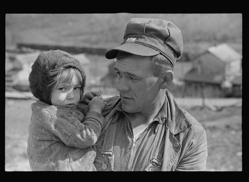 Father and daughter, Kempton, West Virginia