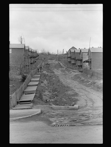 Street in company town, Kempton, West Virginia