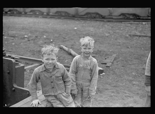 Untitled photo, possibly related to: Schoolboys in coal town, Kempton, West Virginia