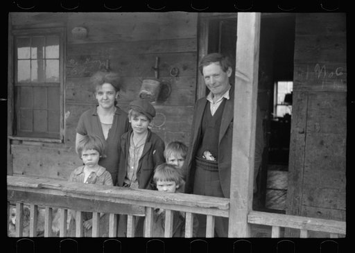The Blizzard family, Kempton, West Virginia