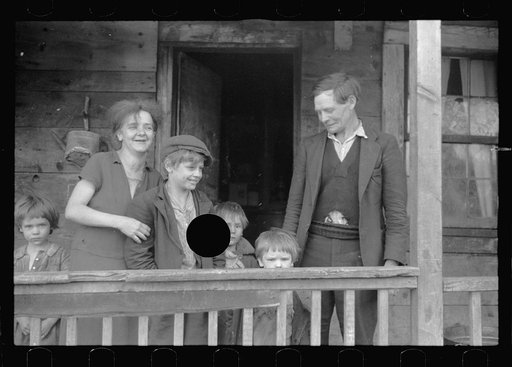 Untitled photo, possibly related to: The Blizzard family, Kempton, West Virginia