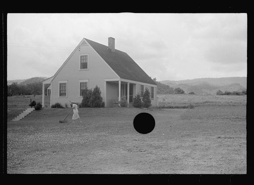 Untitled photo, possibly related to: Croquet game, Tygart Valley Homesteads, West Virginia