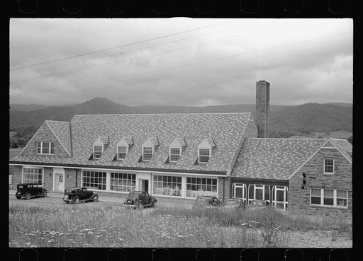 The "trading post," cooperative stores at Tygart Valley Homesteads, West Virginia