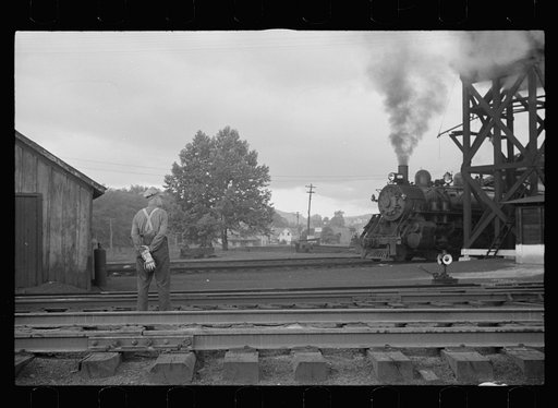 Railroad yards, Elkins, West Virginia