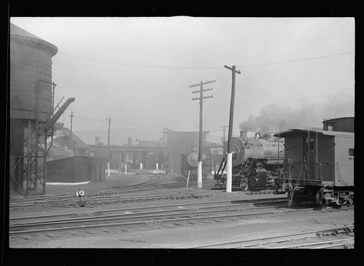 Railroad yards, Elkins, West Virginia