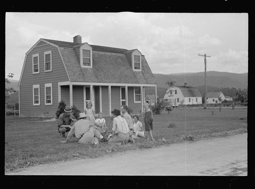 Untitled photo, possibly related to: Tygart Valley homesteader and family, West Virginia