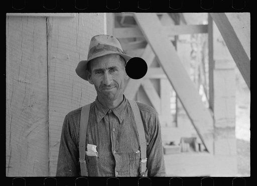 Untitled photo, possibly related to: Homesteader who works in the limestone quarry. Tygart Valley Homesteads, West Virginia