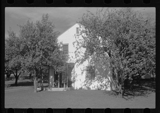 House and apple trees, Greendale, Wisconsin