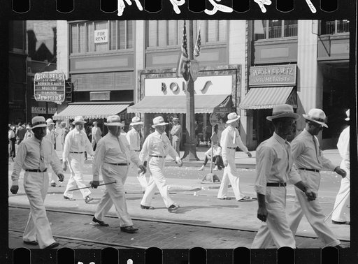 Untitled photo, possibly related to: Parade, Letter Carriers Convention, Milwaukee, Wisconsin
