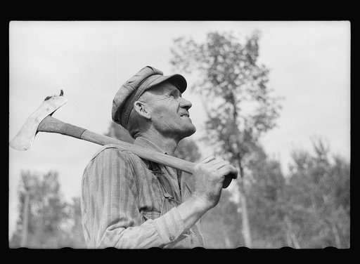 Untitled photo, possibly related to: Lumberjack, Minnesota
