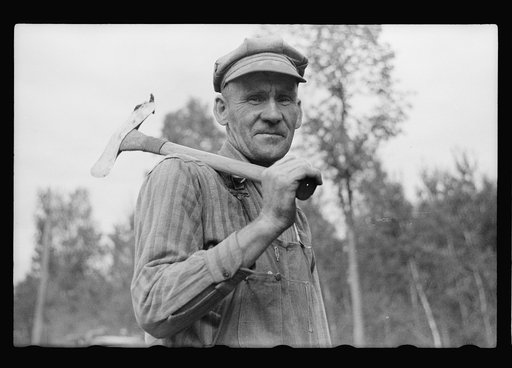 Untitled photo, possibly related to: Lumberjack, Minnesota