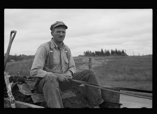 Untitled photo, possibly related to: Cut-over farmer, Beltrami County, Minnesota