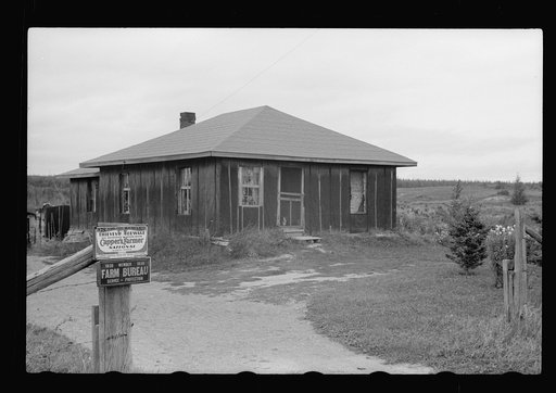 Farmhouse in Minnesota cut-over area, Beltrami County, Minnesota